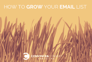 Cómo hacer crecer tu lista de emails - Convencer y convertir